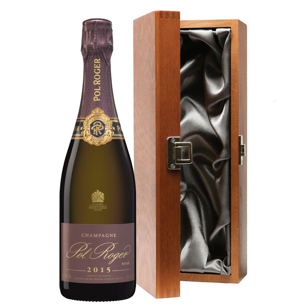 Luxury Gift Boxed Pol Roger Brut , Vintage Rose, 2015