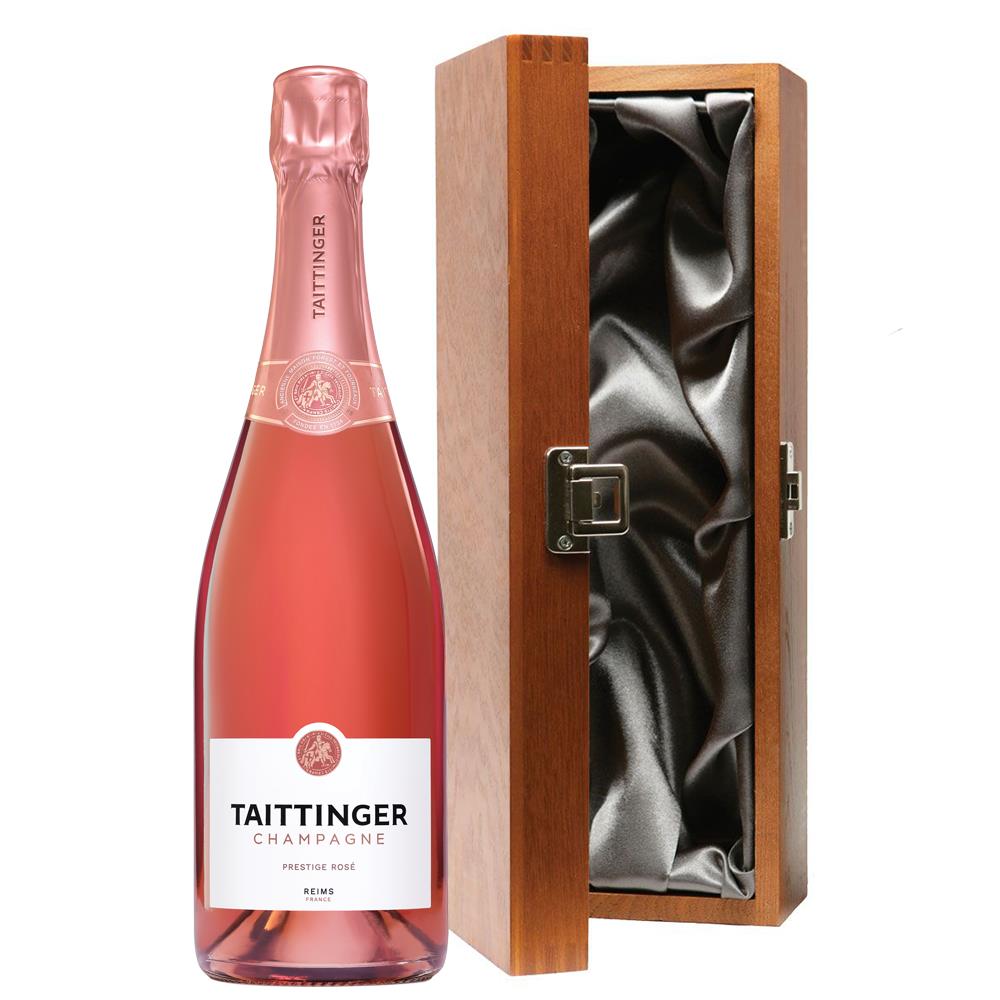 Luxury Gift Boxed Taittinger Prestige Rose NV Champagne 75cl