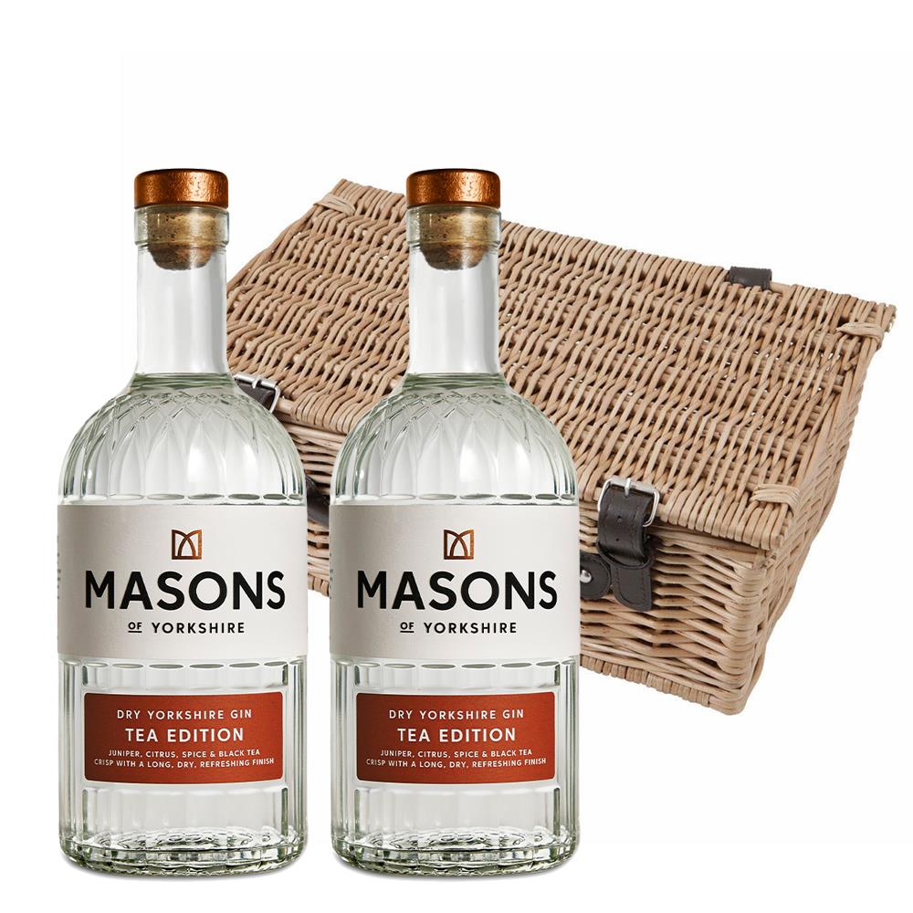 Masons of Yorkshire Tea Edition Gin 70cl Duo Hamper (2x70cl)