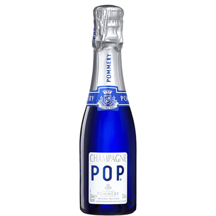 View Mini Pommery POP Brut Champagne 20cl And Chocolates In Gift Hamper number 1