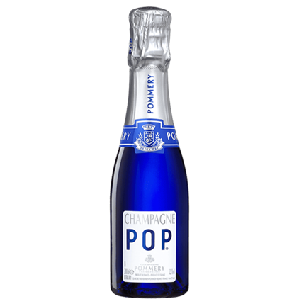 View Mini Pommery POP Brut Champagne 20cl And Chocolates In Gift Hamper number 1