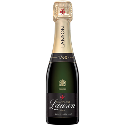 View Mini Lanson Le Black Creation Brut 20cl Case of 6 with Lindt Swiss Tradition Chocolates 193g number 1