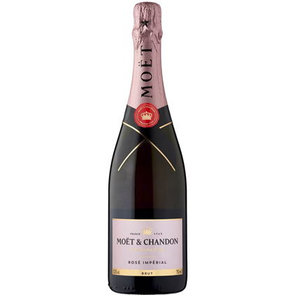 View Moet & Chandon Rose 75cl and Assorted Box Of Celebration Chocolates 235g number 1