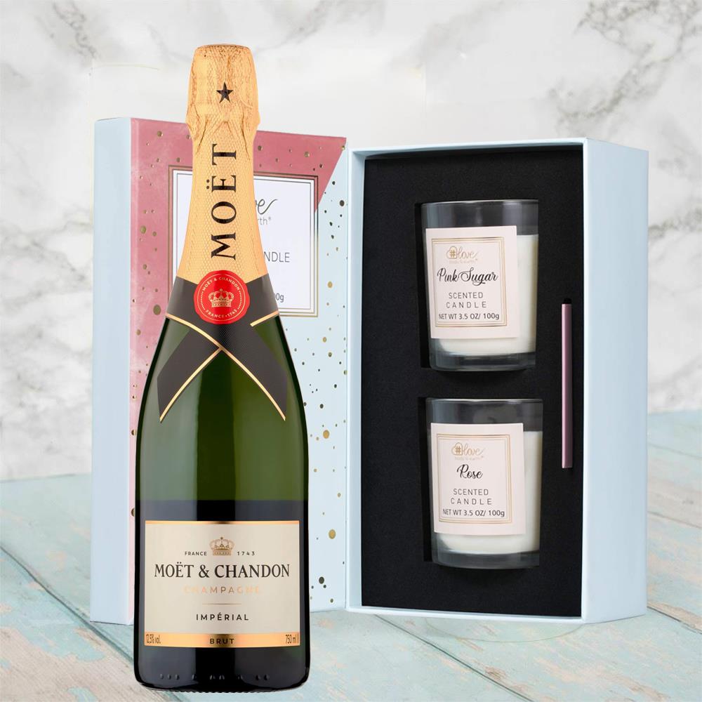 Moët & Chandon Impérial Rosé Champagne with Gift Box Tin