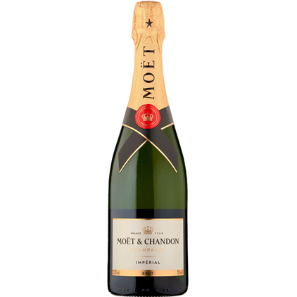 View Moet And Chandon Brut Champagne 75cl Twin Elm Wood Gift Box (2x75cl) number 1