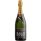 View 2 x Moet Brut And 1 x Moet Vintage Trio Elm Wood Gift Boxed number 1