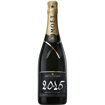 View Moet And Chandon Brut, Vintage, 2013-15 in Blue Luxury Presentation Set With Flutes number 1