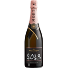 View Moet & Chandon Vintage Rose 2012 Champagne 75cl in Burgundy Presentation Set With Flutes number 1