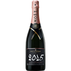 View Moet & Chandon Vintage Rose 2015 Champagne 75cl in Burgundy Presentation Set With Flutes number 1