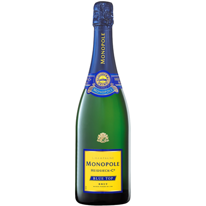 View Monopole Blue Top Brut Champagne 75cl And Chocolate Love You Hamper number 1