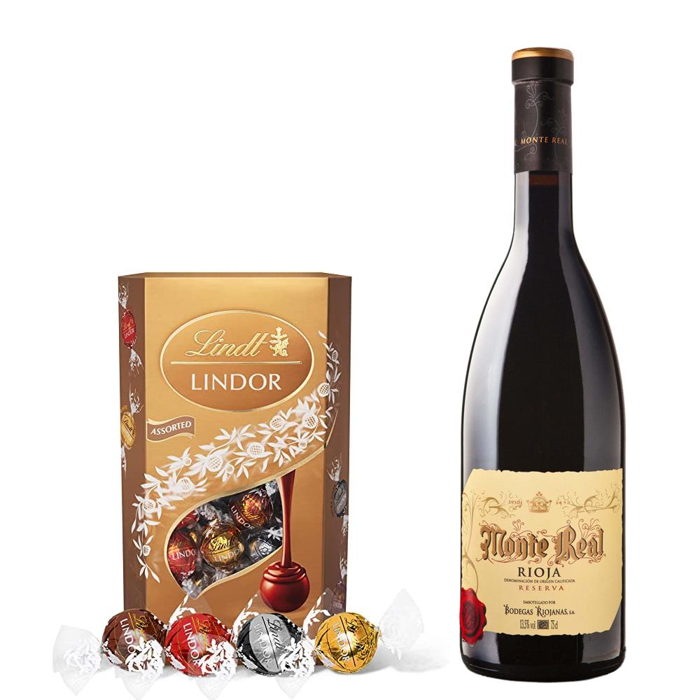 Monte Real Reserva With Lindt Lindor Assorted Truffles 200g