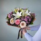 View Pastel Hand-tied bouquet made with the finest flowers number 1