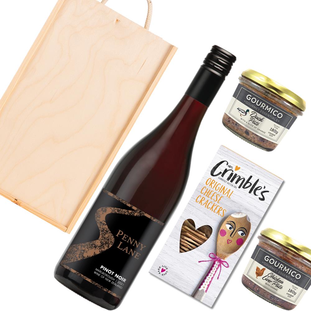 Penny Lane Reserve Pinot Noir 75cl Red Wine And Pate Gift Box