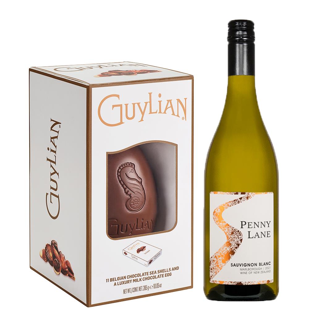 Penny Lane Sauvignon Blanc And Guylian Chocolate Easter Egg 285g