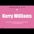 View Personalised Prosecco - Pink Label And Chocolates Hamper number 1