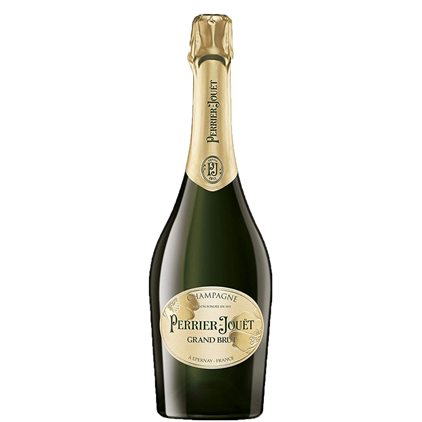 View Perrier Jouet Grand Brut Champagne 75cl with LSA Moya Flutes number 1