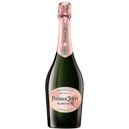 View Perrier Jouet Blason Rose Champagne 75cl and Assorted Box Of Celebration Chocolates 235g number 1