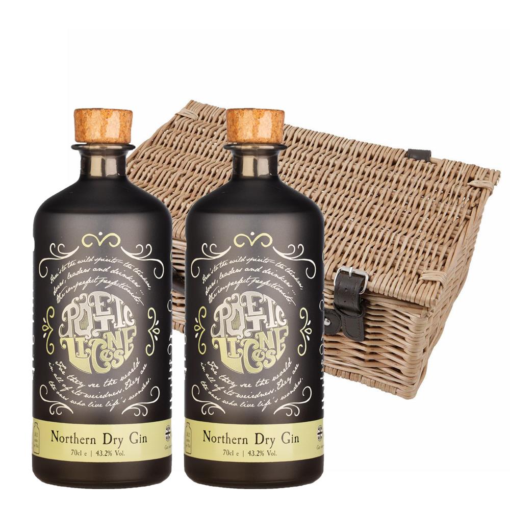 Poetic License Northern Dry Gin 70cl Duo Hamper (2x70cl)