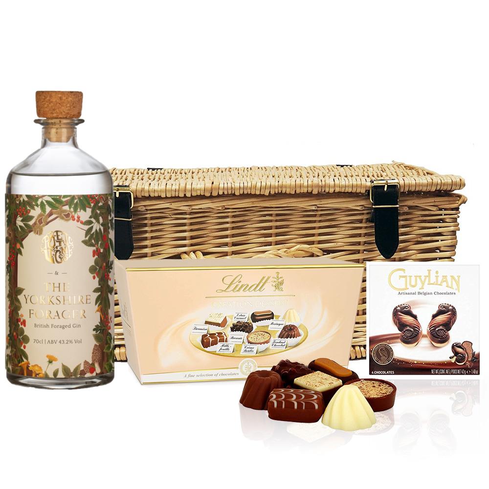 Poetic License Yorkshire Forager Gin 70cl And Chocolates Hamper