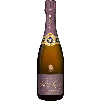 View Elm Wood Gift Boxed Pol Roger Rose 2018 Vintage Champagne 75cl number 1