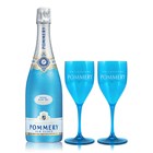 View Pommery Blue Sky Champagne Gift Pack With 2 Flutes 75cl number 1