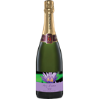 View Personalised Champagne - Purple Flower Label And Flutes In Luxury Presentation Box number 1