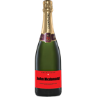 View Personalised Champagne - Red Label And Flutes In Luxury Presentation Box number 1