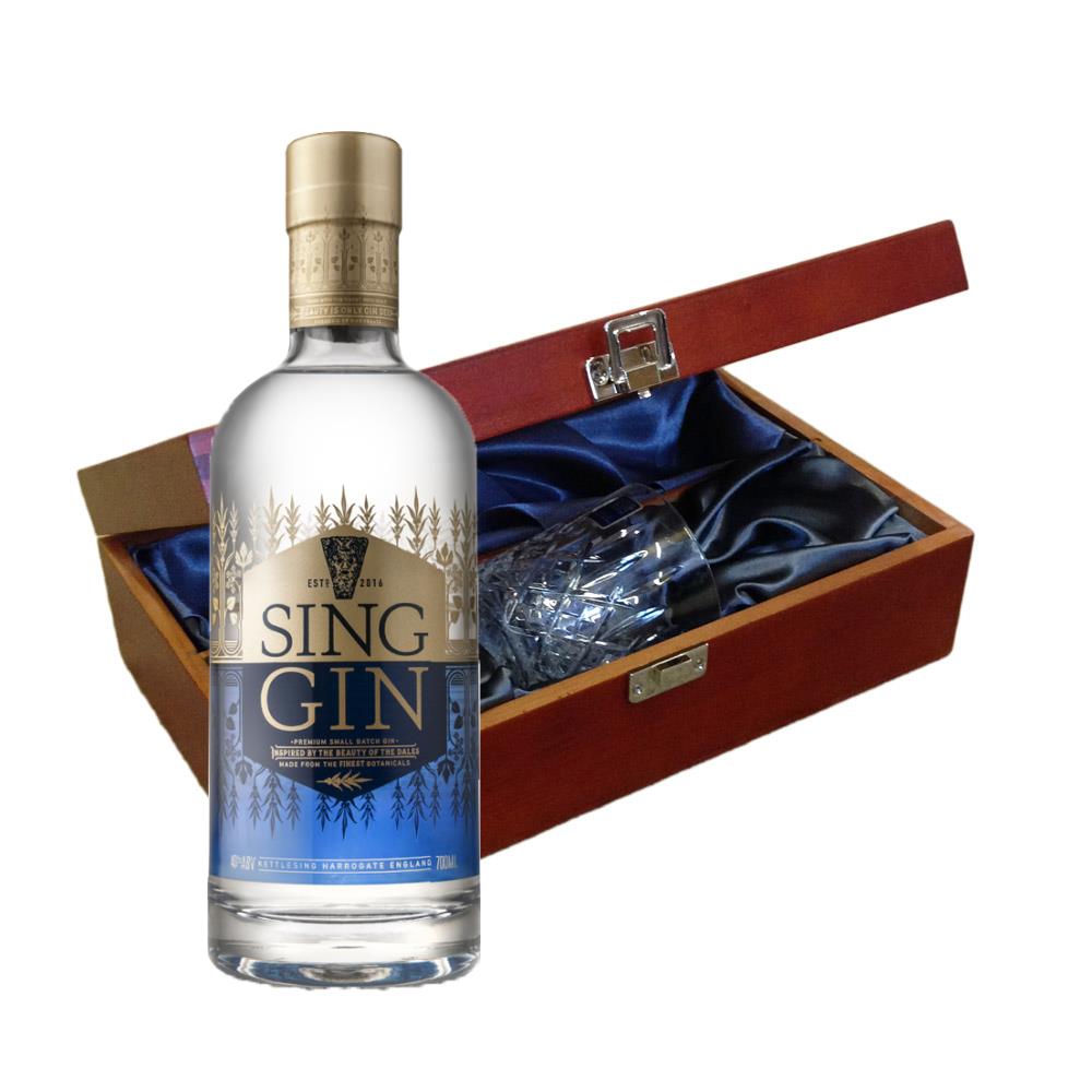 Sing Gin 70cl In Luxury Box With Royal Scot Glass
