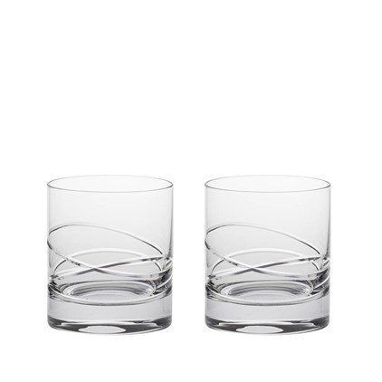 View Skye 2 Large Tumblers 90mm (Presentation Boxed) Royal Scot Crystal number 1