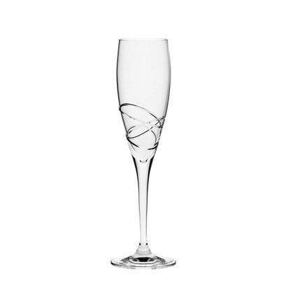 View Skye 2 Champagne Flutes 250mm (Presentation Boxed) Royal Scot Crystal number 1