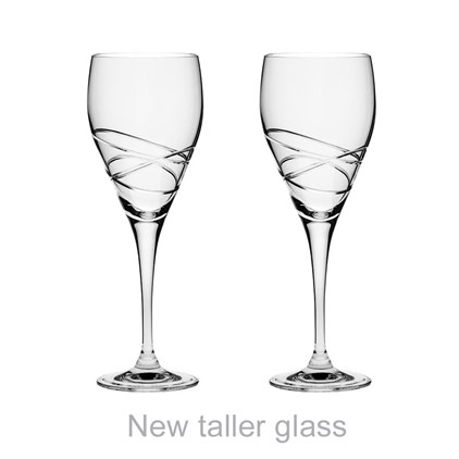 View Skye 2 Large Wine Glasses 235mm (Presentation Boxed) Royal Scot Crystal number 1