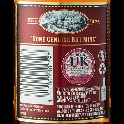 View Southern Comfort 100 Proof Whiskey Liqueur 70cl number 1