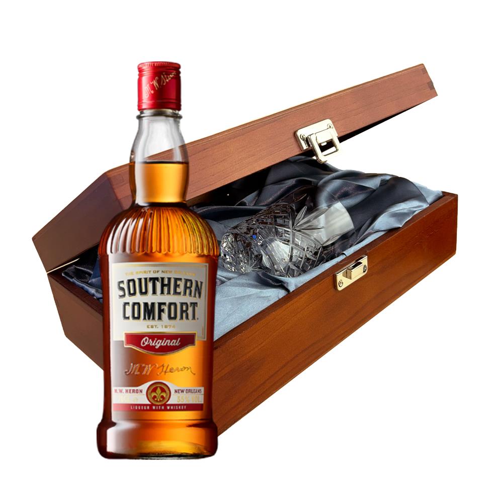 Southern Comfort 70cl In Luxury Box With Royal Scot Glass
