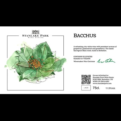 View Stanlake Park Wine Estate Bacchus 75cl - English White Wine number 1