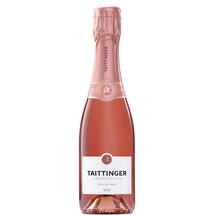 View Mixed Taittinger Brut & Rosé Champagne 37.5cl Case of 6 with Lindt Swiss Tradition Chocolates 193g number 1