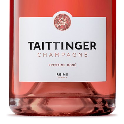 View Magnum of Taittinger Brut Prestige Rose NV Champagne And Strawberry Charbonnel Truffles Magnum Box number 1