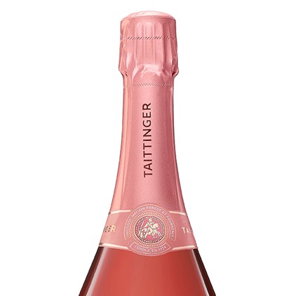 View Magnum of Taittinger Brut Prestige Rose NV Champagne And Strawberry Charbonnel Truffles Magnum Box number 1