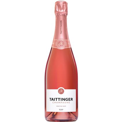View Elm Wood Gift Boxed Taittinger Prestige Rose NV Champagne 75cl number 1
