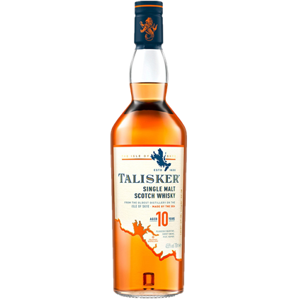 View Talisker 10 Year Old Single Malt Whisky 70cl In Luxury Box With Royal Scot Glass number 1