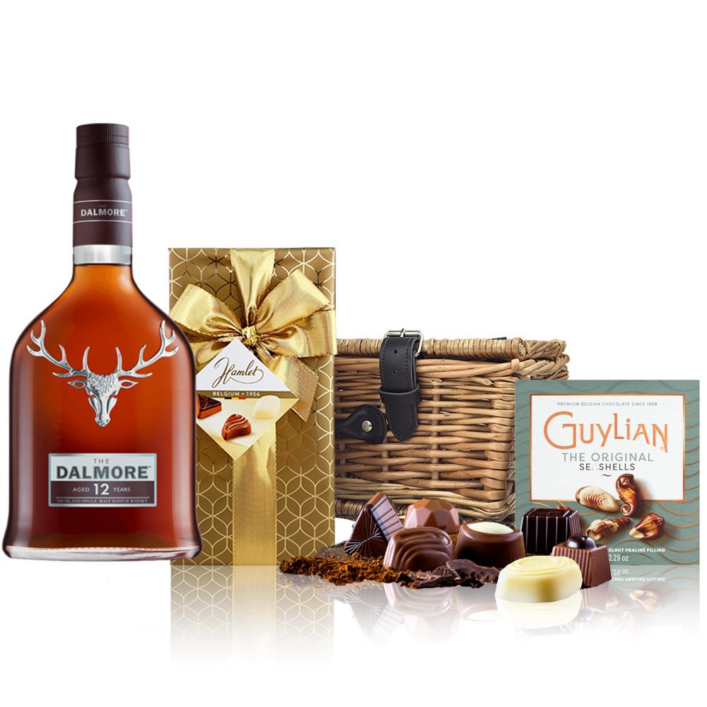 The Dalmore 12 year old Malt 70cl And Chocolates Hamper