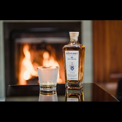 View The Glenturret 10 Year Old Peat Smoked Single Malt Scotch Whisky 70cl number 1