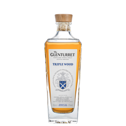 View The Glenturret Triple Wood Single Malt Whisky 70cl & Truffles, Wooden Box number 1