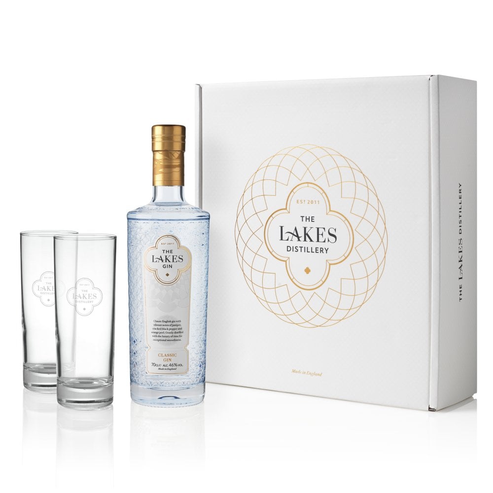 The Lakes Gin Gift Pack with Glasses