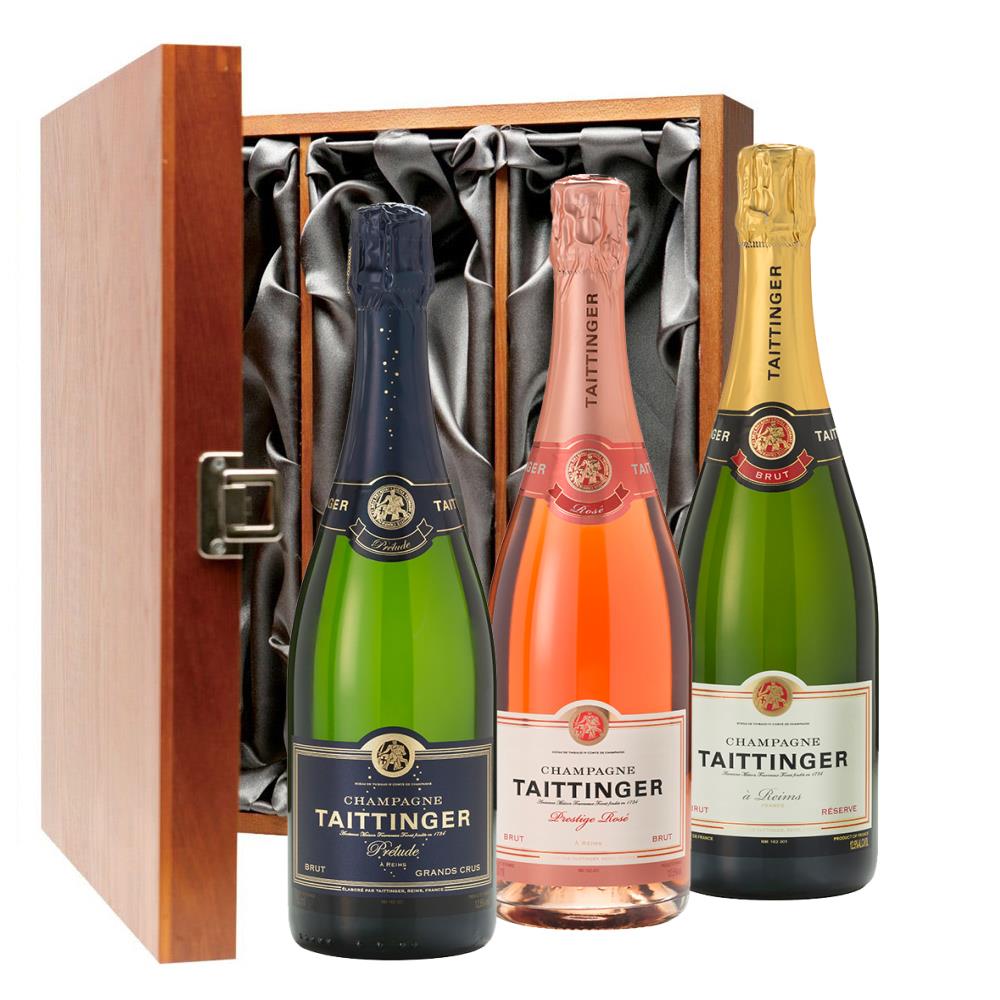 The Taittinger Collection Trio Luxury Gift Boxed Champagne