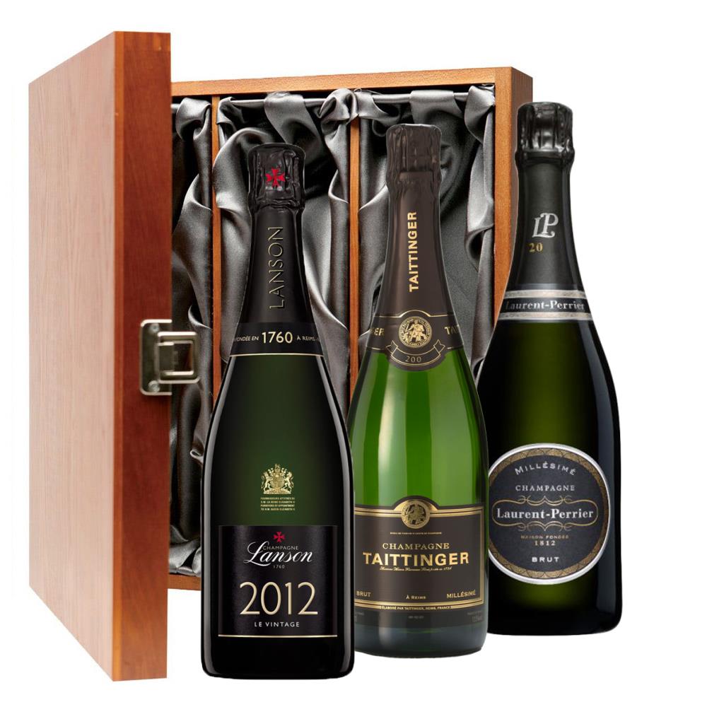 The Vintage Collection Trio Luxury Gift Boxed Champagne