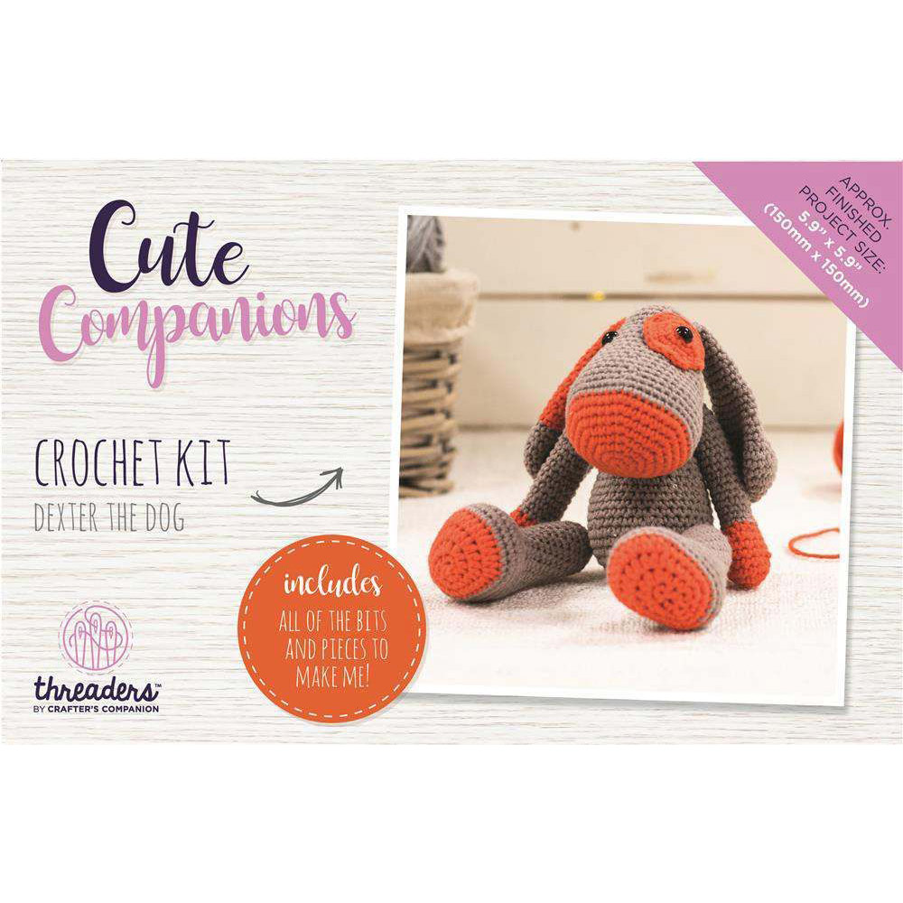 Threaders Cute Companions Crochet Kit - Dexter the Dog