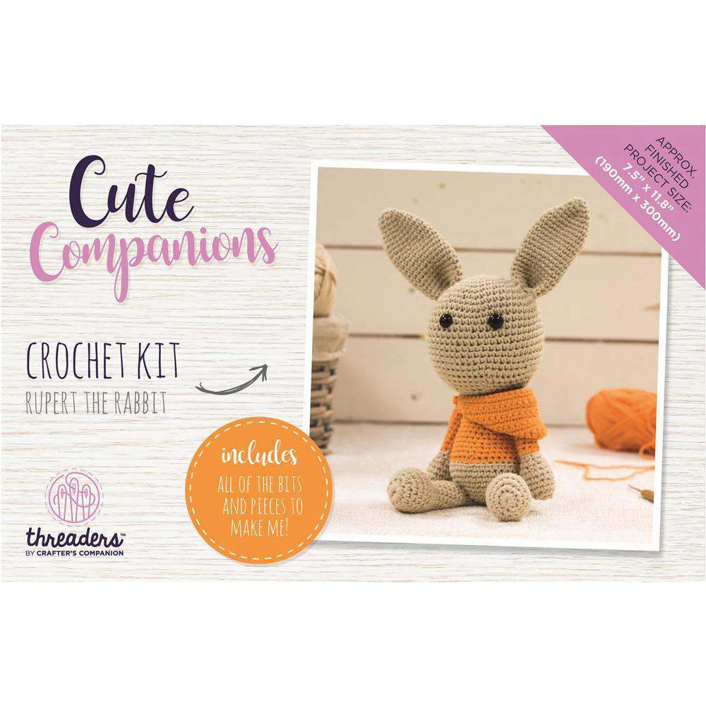 Threaders Cute Companions Crochet Kit - Rupert the Rabbit