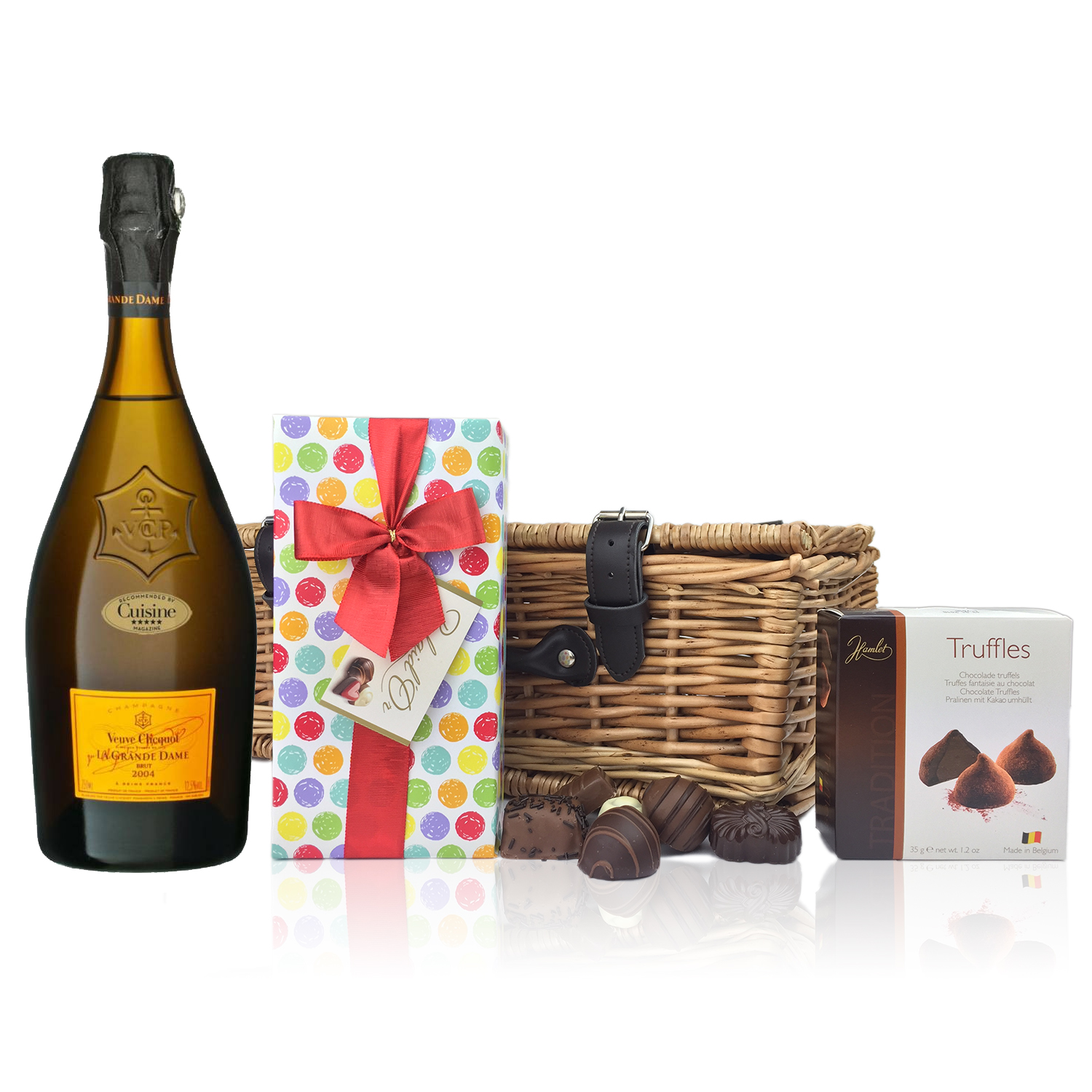 Buy And Send Veuve Clicquot La Grande Dame and Chocolates Hamper 2006 Gift Online | Gifts ...