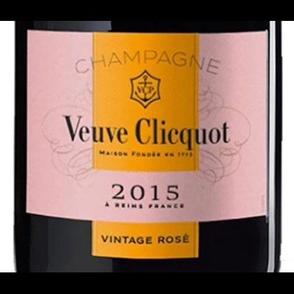 View Veuve Clicquot, Vintage Rose, 2015 in Burgundy Presentation Set With Flutes number 1