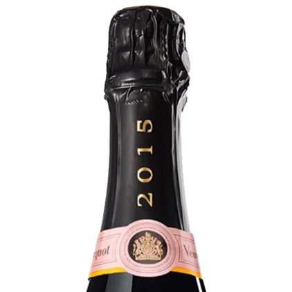 View Veuve Clicquot, Vintage Rose, 2015 in Burgundy Presentation Set With Flutes number 1